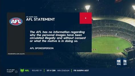 afl scandal photos|AFL nude photo scandal news: Player speaks out。